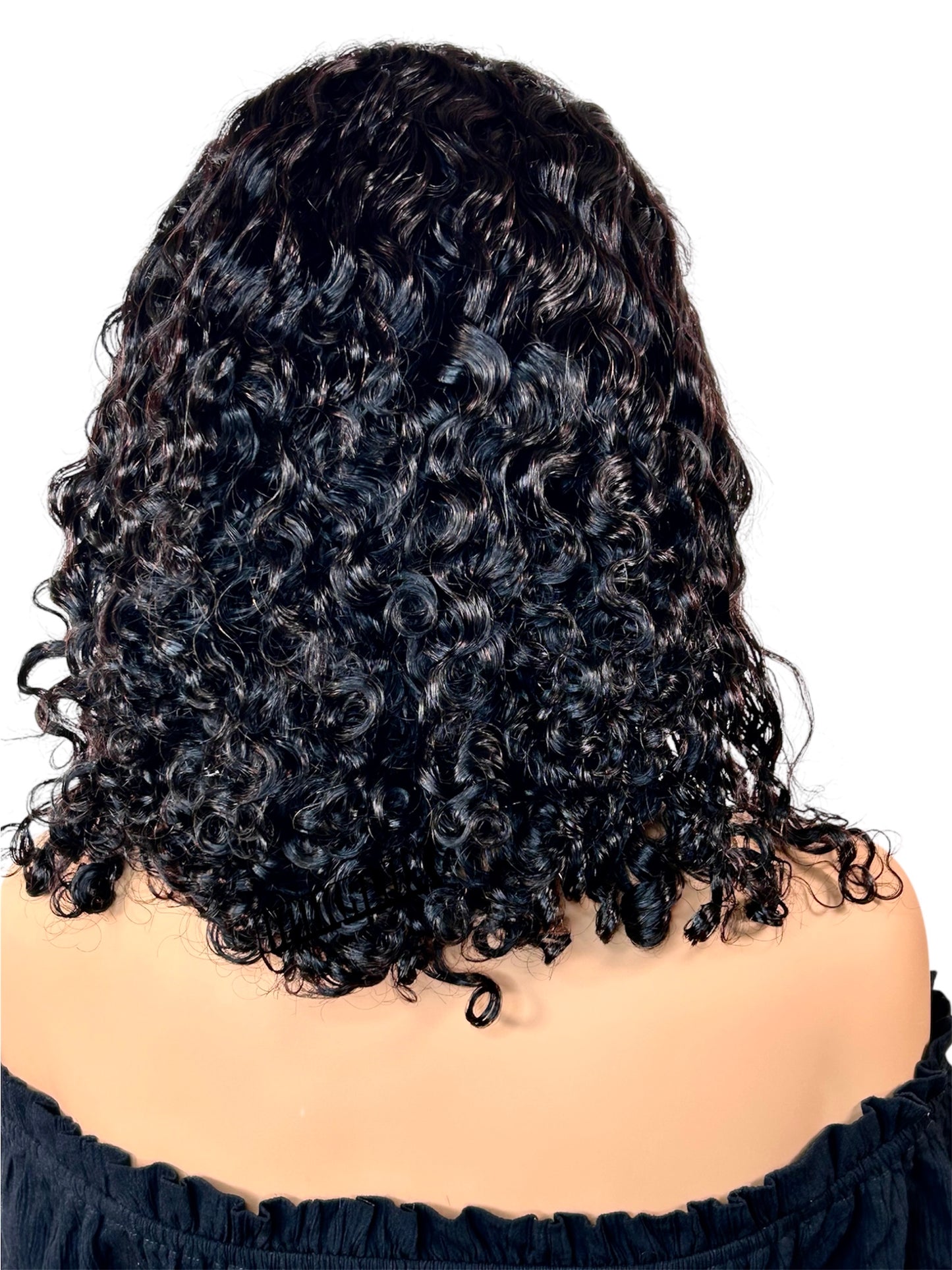 Perruque Curly Wave Naturelle – Volume Luxueux, Texture Définie
