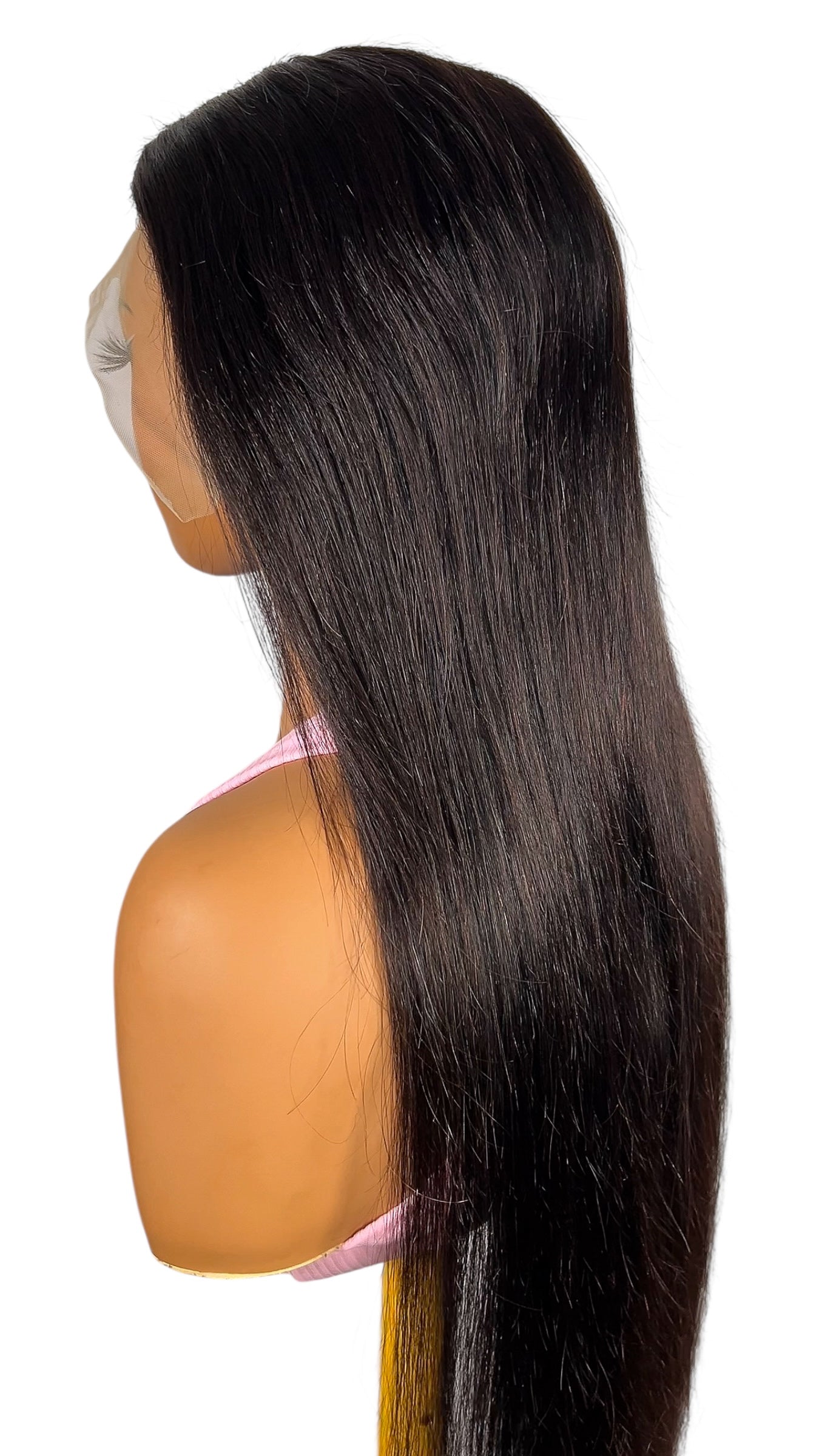 Perruque Lisse Élégance – Cheveux 100% vierges, finition HD