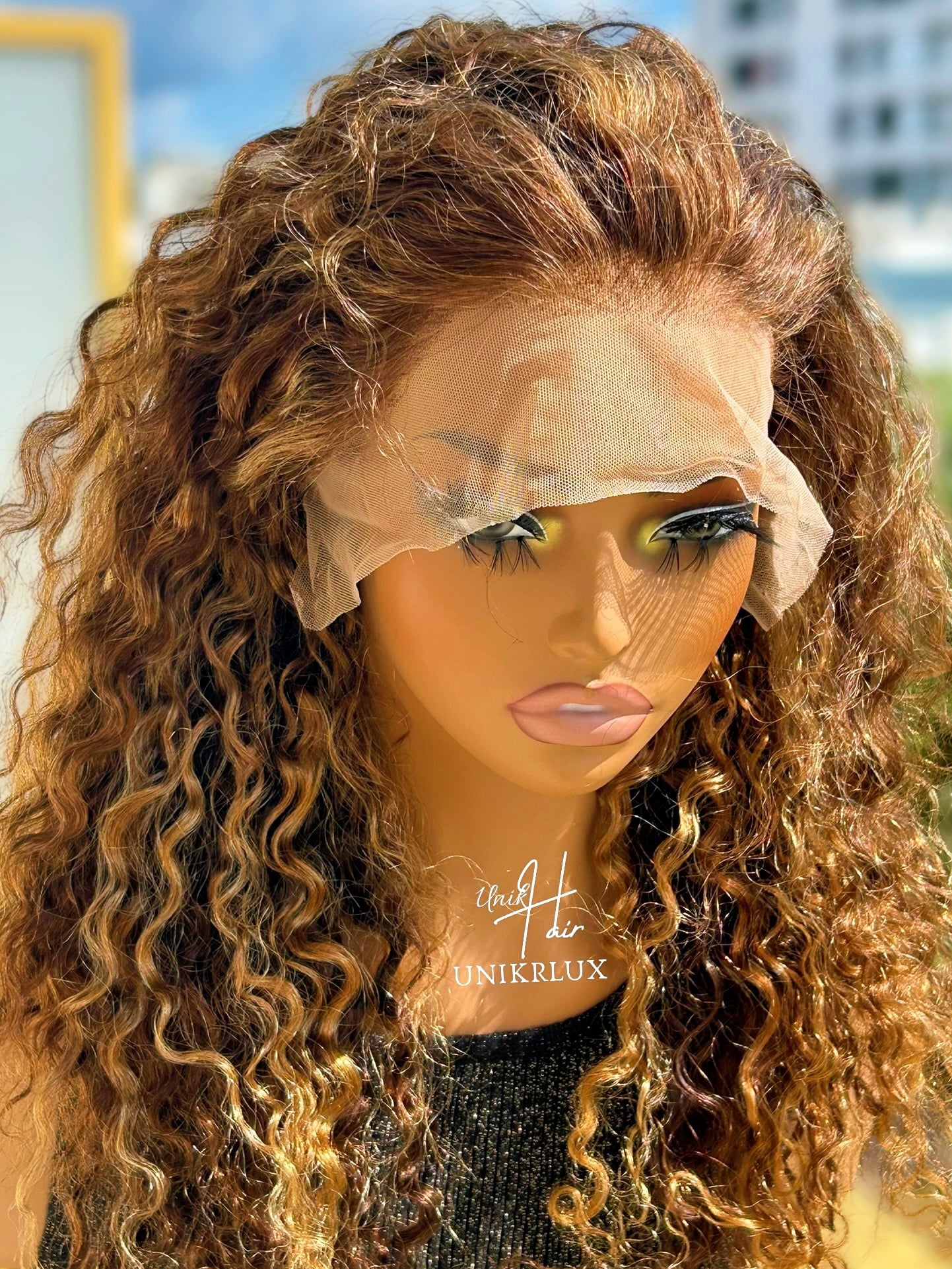 Perruque Curly – Cheveux vierges bouclés