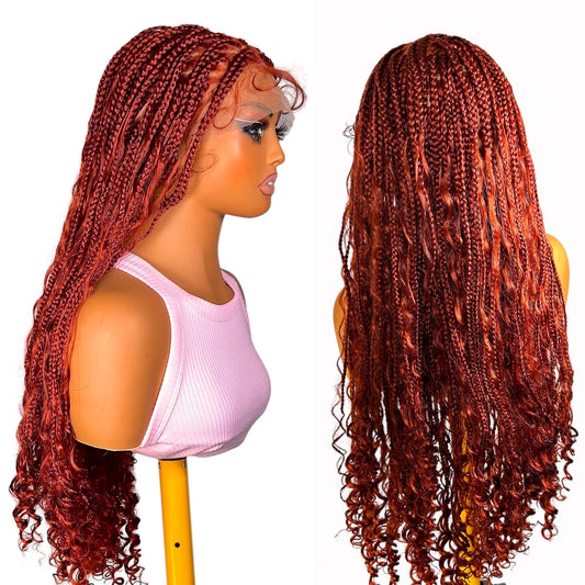 Perruque Tressée Braids – Élégance protectrice 100% fait main