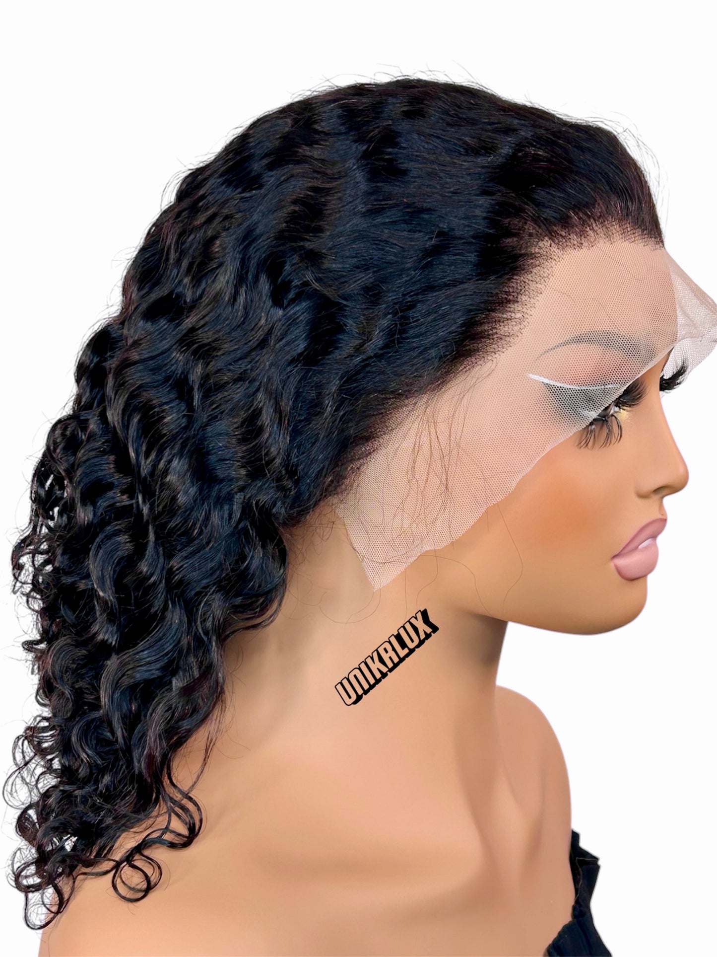 Perruque Curly Wave Naturelle – Volume Luxueux, Texture Définie