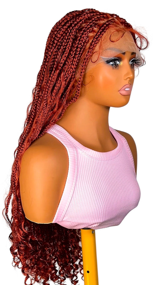 Perruque Tressée Braids – Élégance protectrice 100% fait main