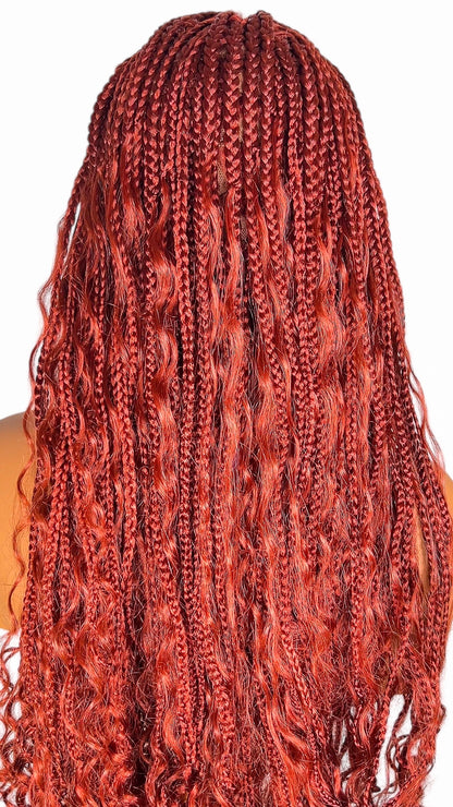 Perruque Tressée Braids – Élégance protectrice 100% fait main
