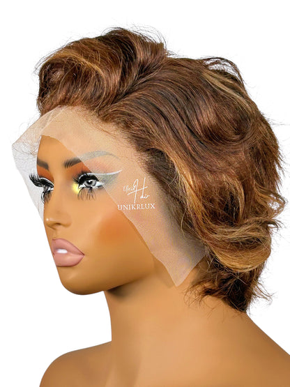 Perruque Pixie Cut – Style Court, Confiance Longue Durée