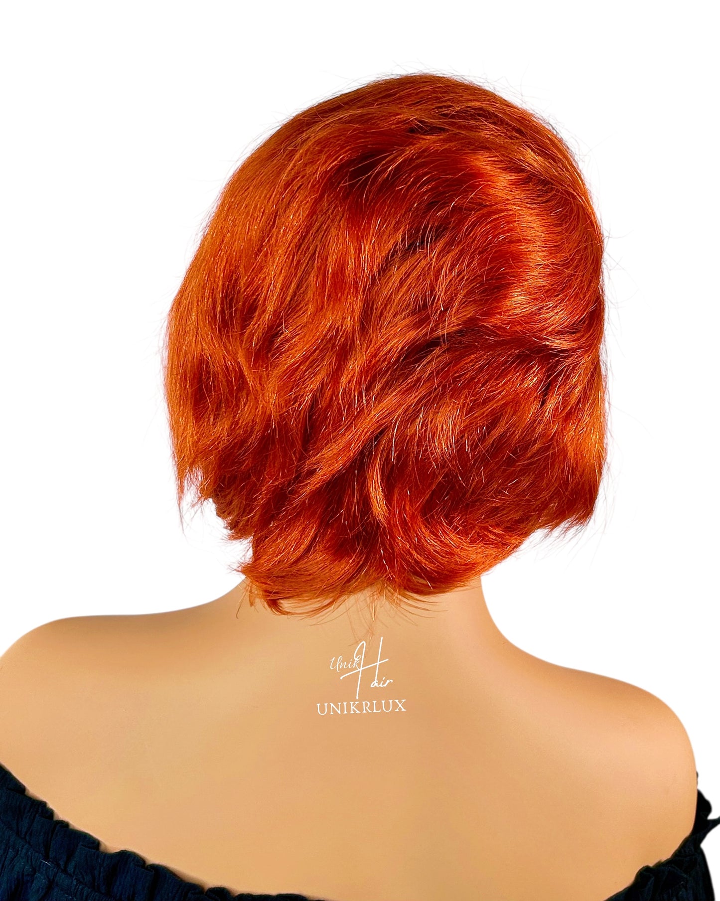 Perruque Carré Bob – Coupe mi-courte naturelle et stylée