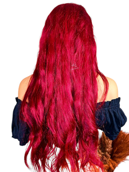 Perruque Body Wave Rouge – Ondulations glamour & couleur vibrante